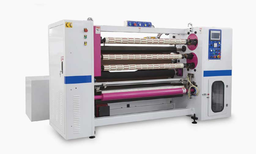 Auto Lock Shaft BOPP Packing Tape Slitting Machine02