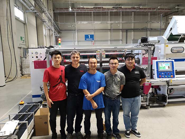 Fully-automatic Slitting Machine & Accordion Packing Machine In Vibac’s Serbia Plant