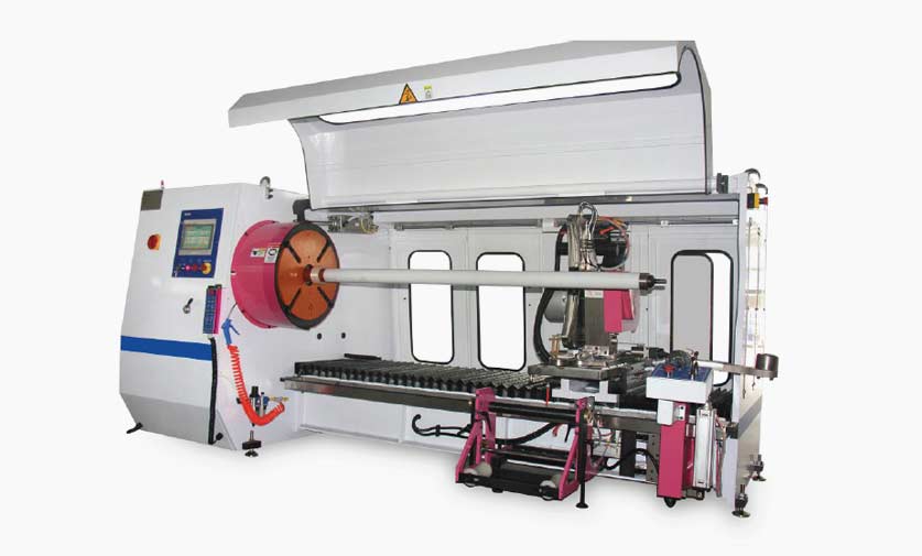 Auto Large Diameter Size Single Shaft Cutting Machine