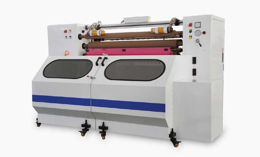 Auto Lock Shaft BOPP Packing Tape Slitting Machine