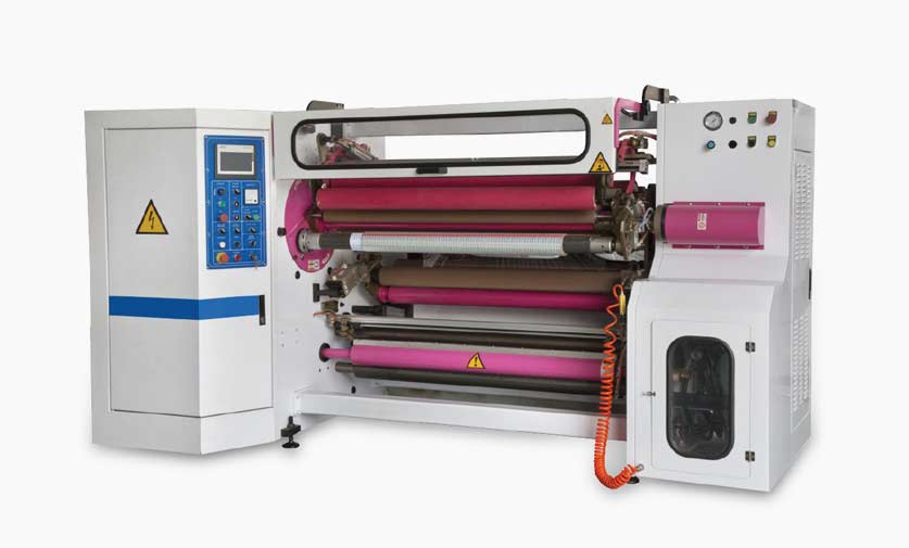 Double Shafts Auto Exchange Rewinding Machine