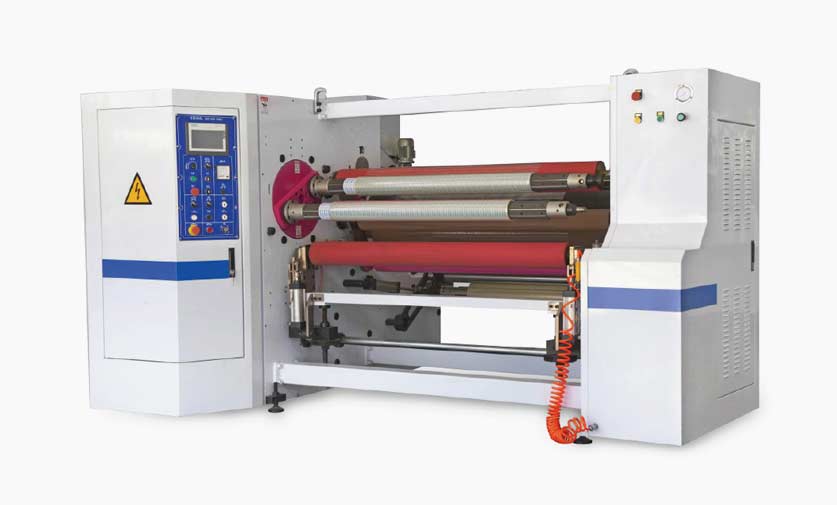 Double Shafts Auto Exchange Rewinding Machine