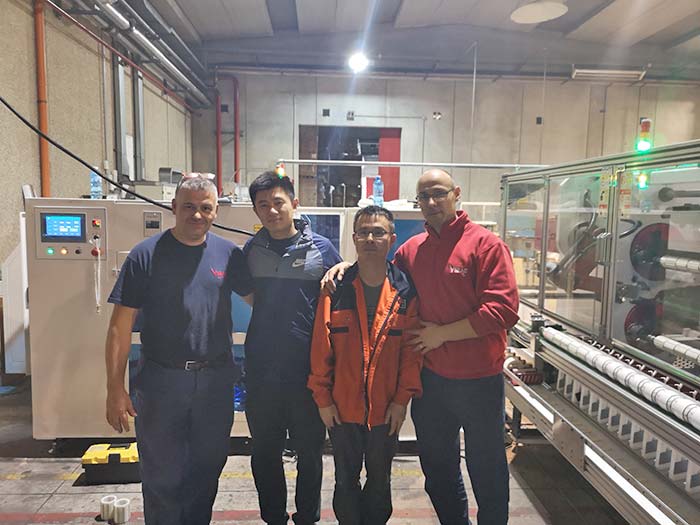 Fully-automatic Slitting Machine & Accordion Packing Machine In Vibac’s Termoli Plant